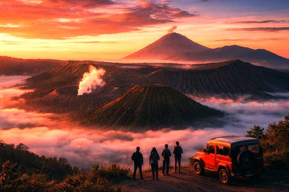 Bromo Ijen Tumpak Sewu Tour from Surabaya Itinerary 4D3N